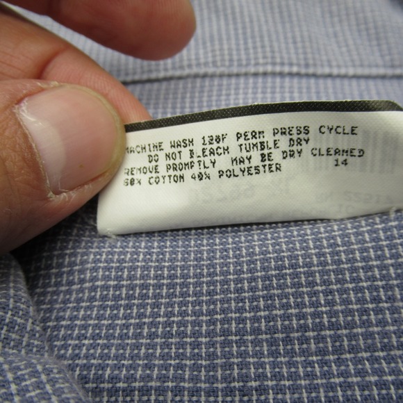 Budweiser Shirt Men XL Riverside Blue Reflective Stripes Button Up Logo Employee - Picture 5 of 14